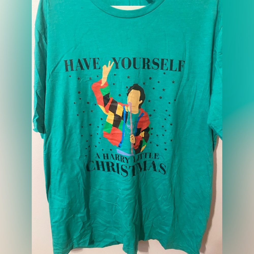 Have Yourself a Harry Little Christmas Graphic Tee - Teal